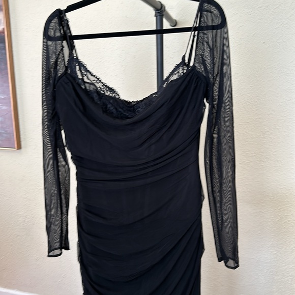 HOUSE OF CB Large D-DD 'Katarina' Black Maxi Dress NWOT - Picture 8 of 12